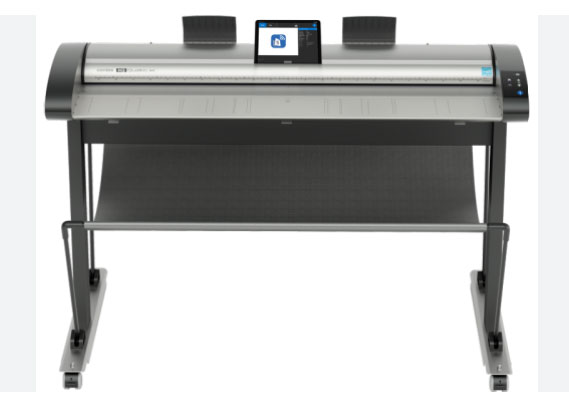 Professional large format scanner used for oversized archival scanning, photo restoration and document digitization